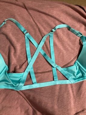 Festival rave La SENZA push up cage back front close Bralette 32d beyond sexy
